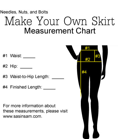 Skirt Length Chart