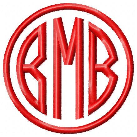 circle monogram