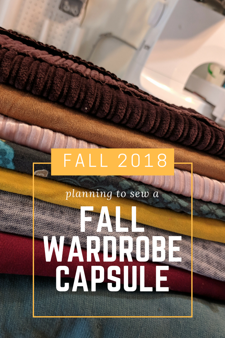 fall wardrobe capsule sewing plan