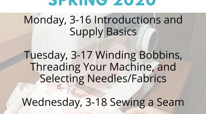 sewing classes on facebook